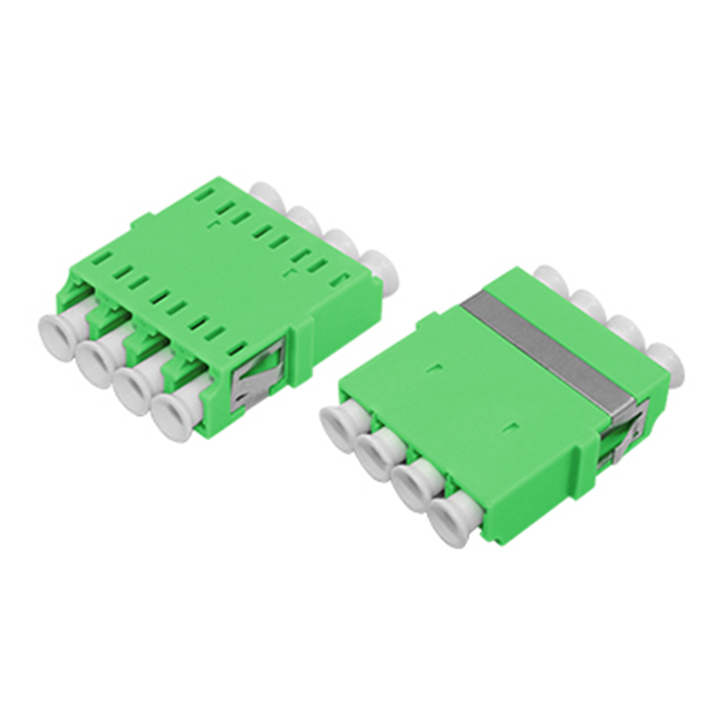 LC APC QUAD One-piece Adapter Without Flange