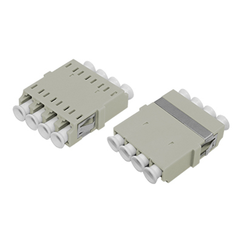 LC MM QUAD One-piece Adapter Without Flange