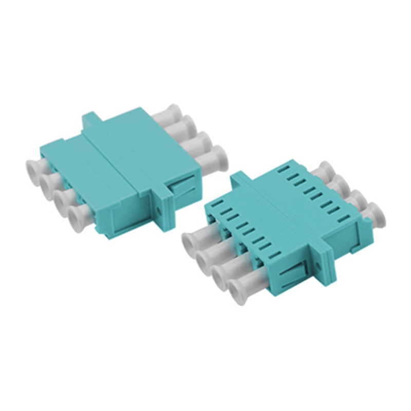 LC OM3 QUAD Asymmetric Welding Adapter With Flange