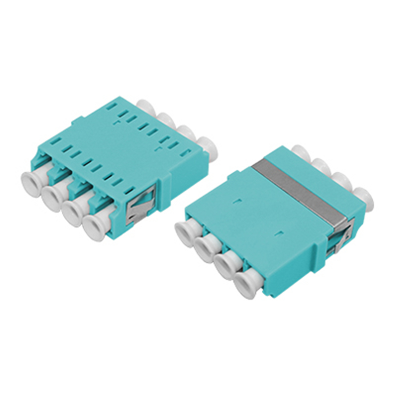 LC OM3 QUAD One-piece Adapter Without Flange