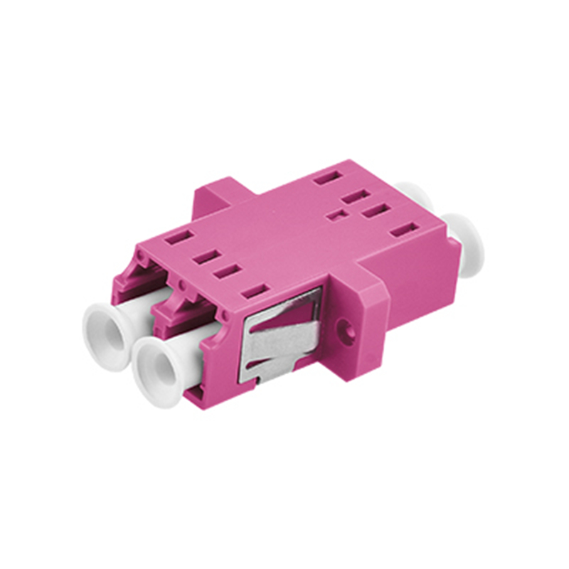 LC OM4 DX One-piece Adapter With Flange