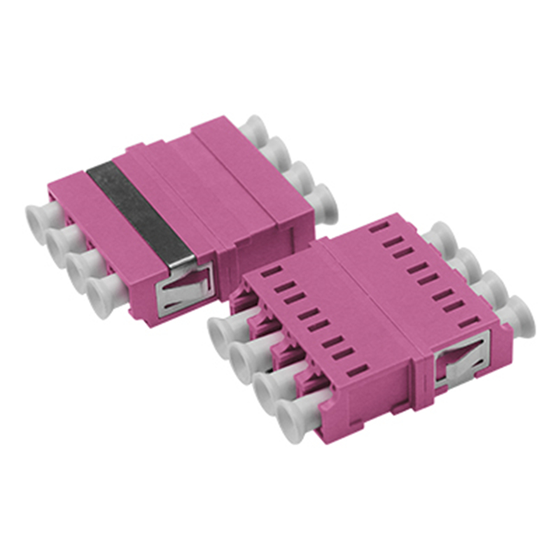 LC OM4 QUAD Welding Symmetry-type Adapter Without Flange